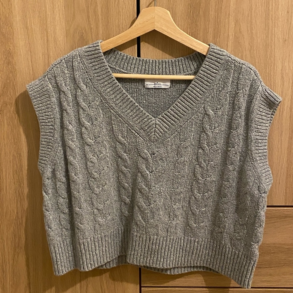 Gray Sweater Vest